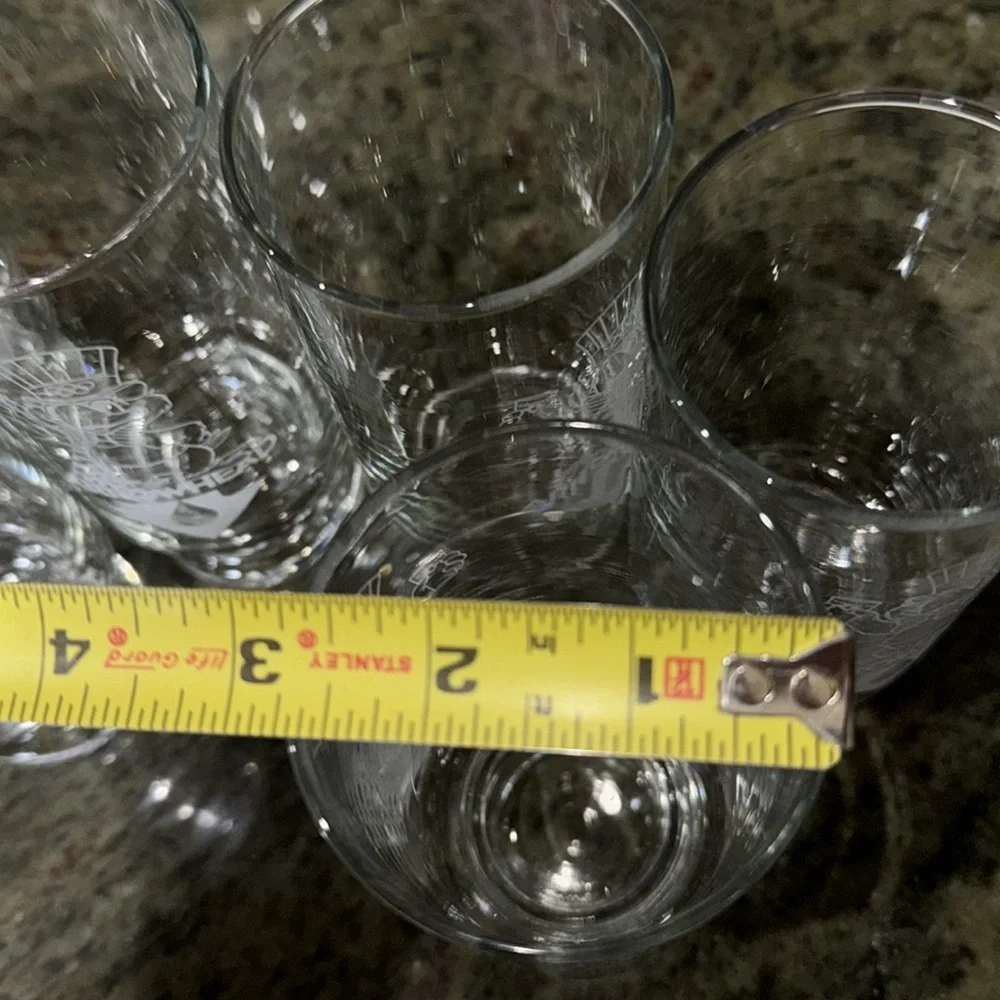 Arrowhead X Olympics 1984 Etched Sam the Olympic Eagle Glasses 6 Understated